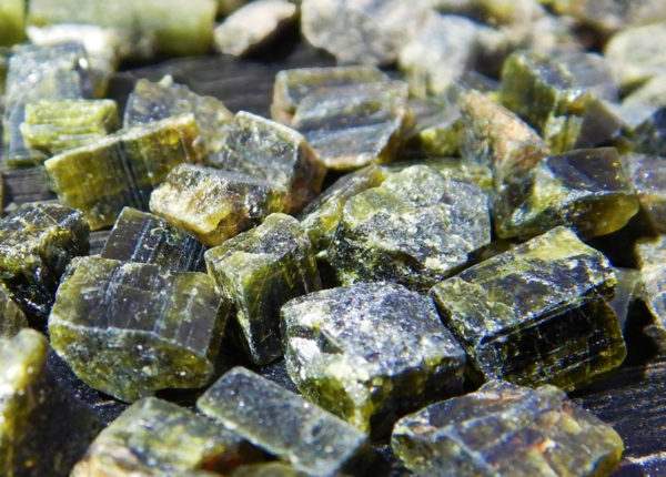 Green Tourmaline Crystals