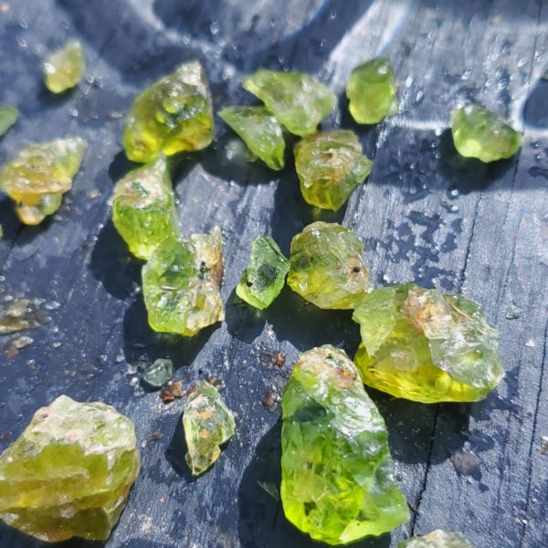 Single Medium Peridot Crystal