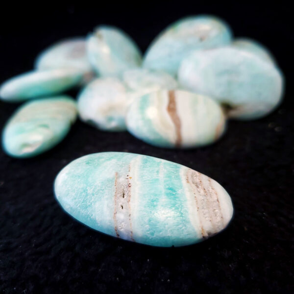 Dan's Clearance item of the month! - Blue calcite mini palm stones