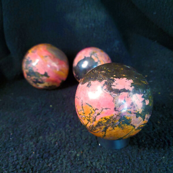 Rhodonite sphere