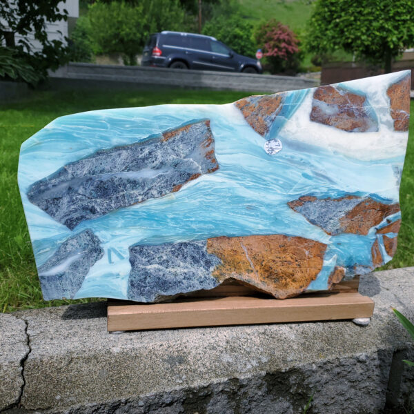 Large Ocean Picture Stone Slab #7