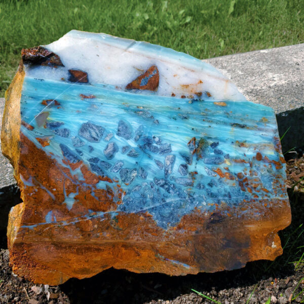 Ocean picture stone - large B