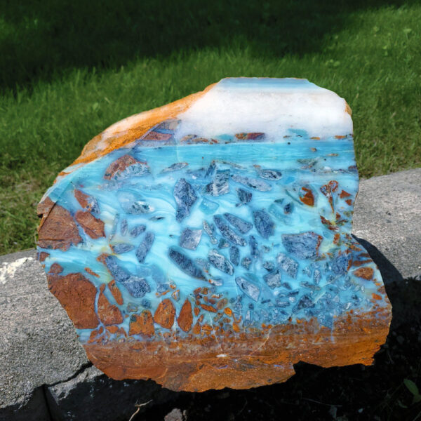 Ocean picture stone - large M