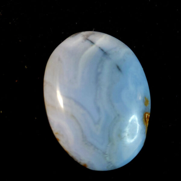 Banded agate cabochon