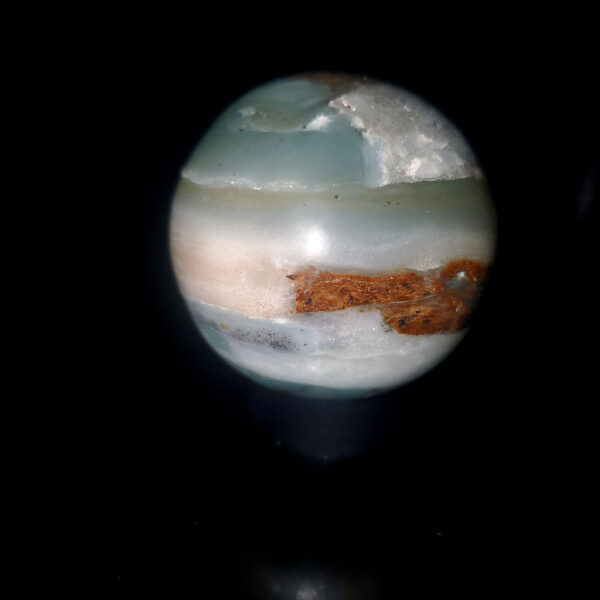 Ocean picture stone sphere I