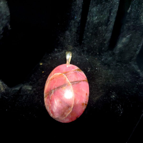 Rhodonite pendant C - discount