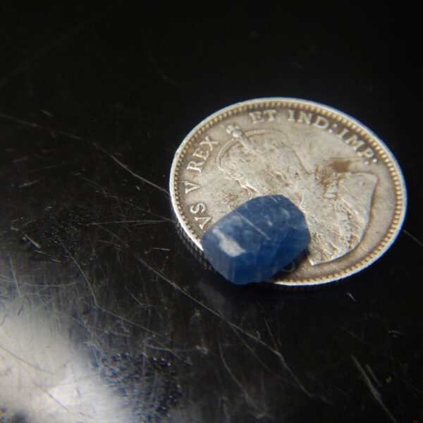 Natural Blue Sapphire Crystal  1.2 ct