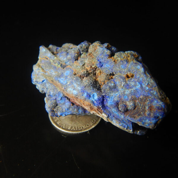 Azurite copper ore specimen