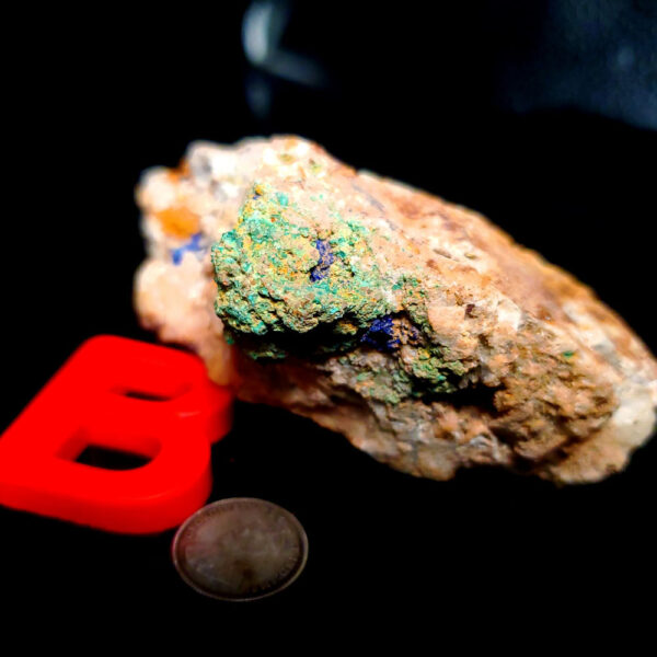 Malachite and azurite specimen B