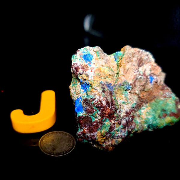 Malachite and azurite specimen J