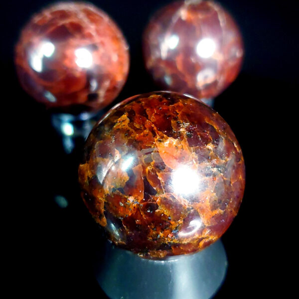 Solid garnet sphere large