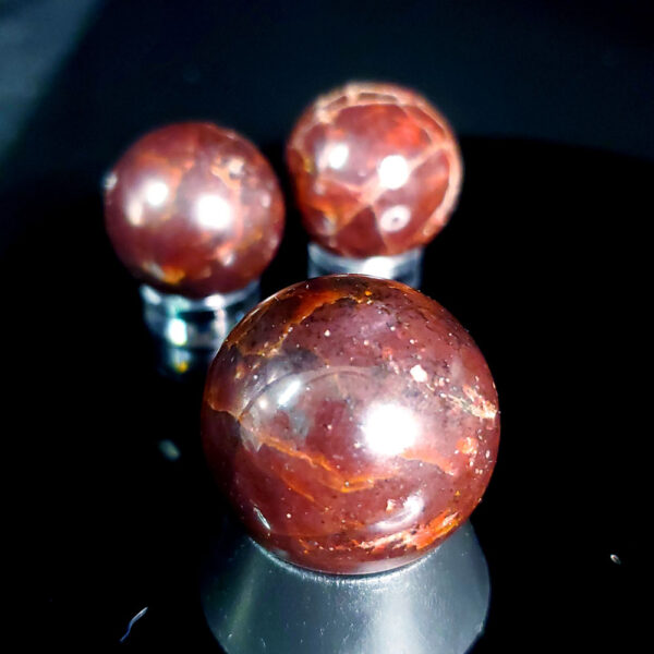 Solid garnet sphere small