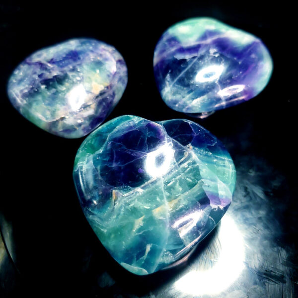 Fluorite heart