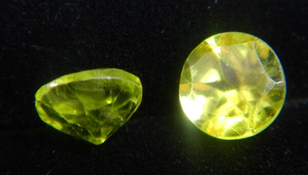 Facetted Circle Peridot 0.7 ct