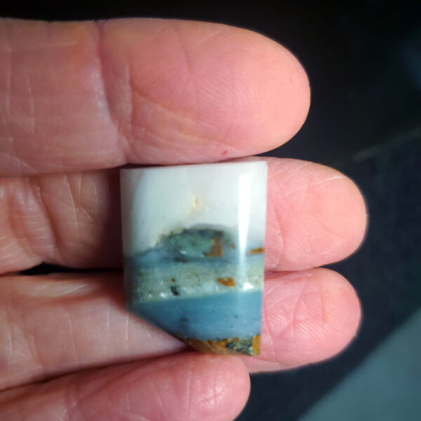 Ocean picture stone cabochon J