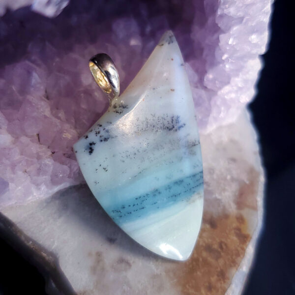 Ocean Picture stone pendant S