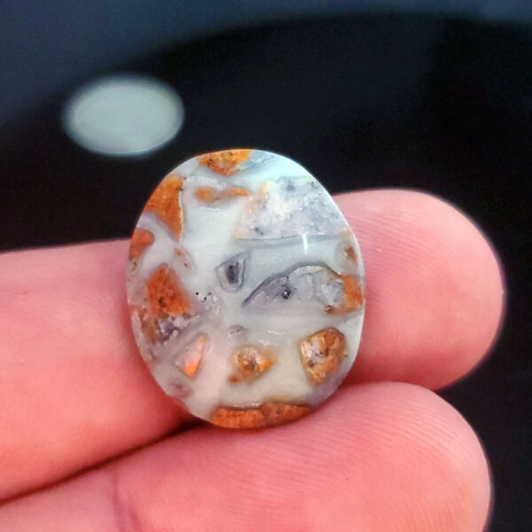 Ocean picture stone cabochon E