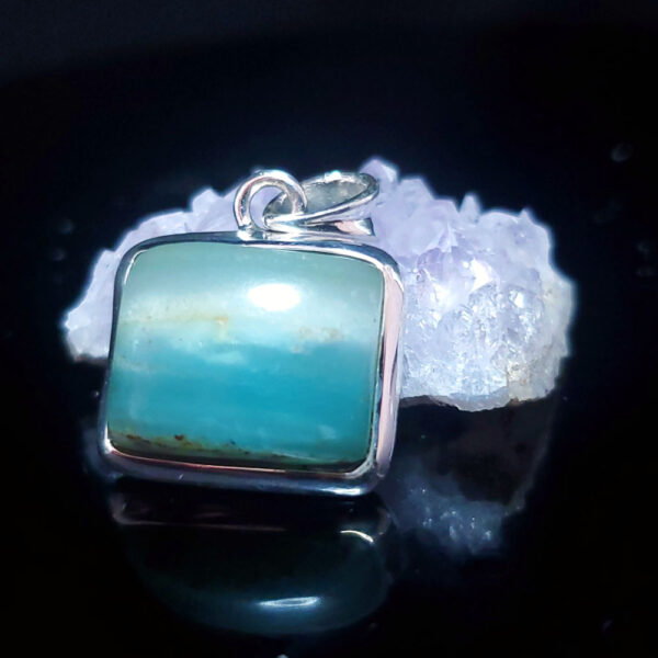 Ocean Picture stone pendant R