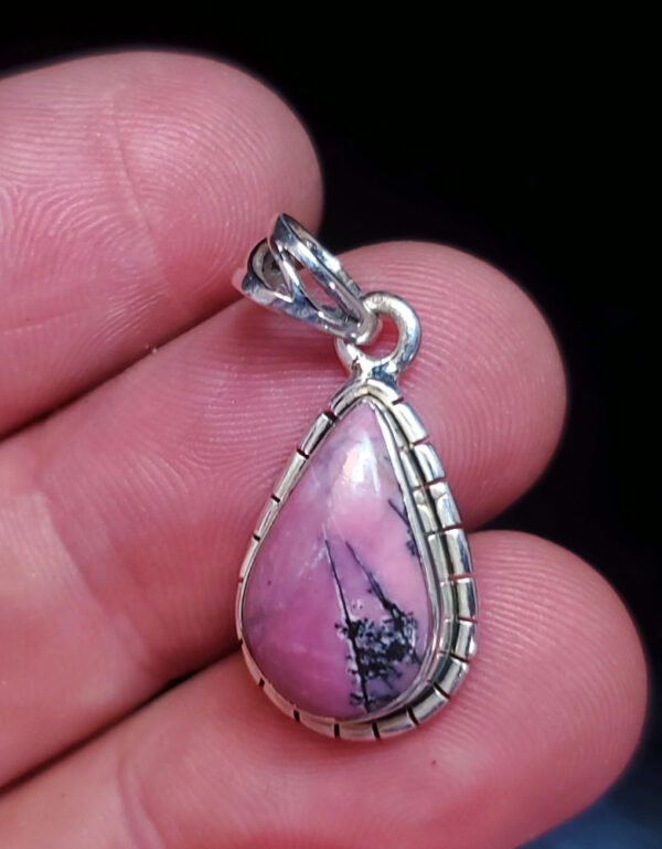 Rhodonite pendant B