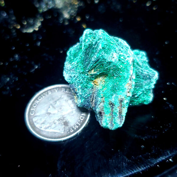 Malachite crystal cluster