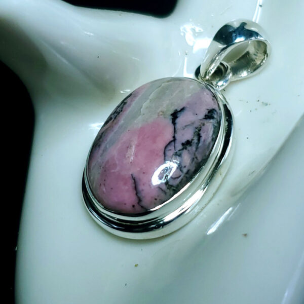 Rhodonite pendant A