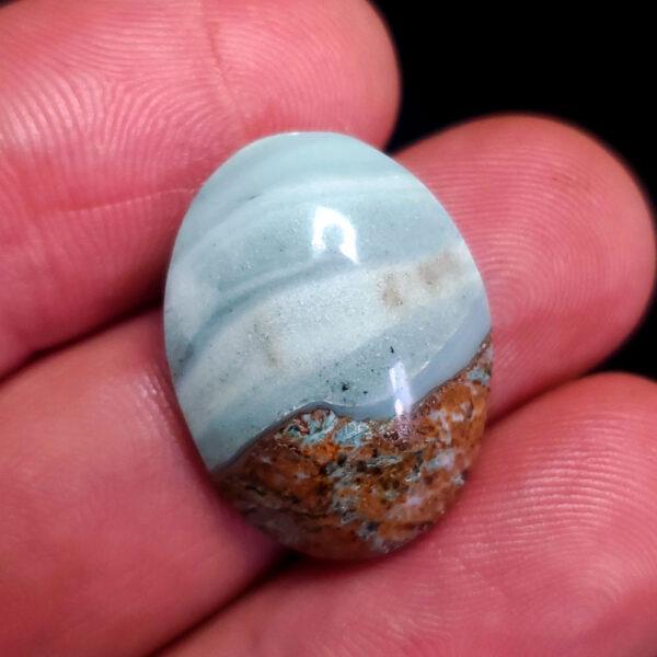 Ocean picture stone cabochon K