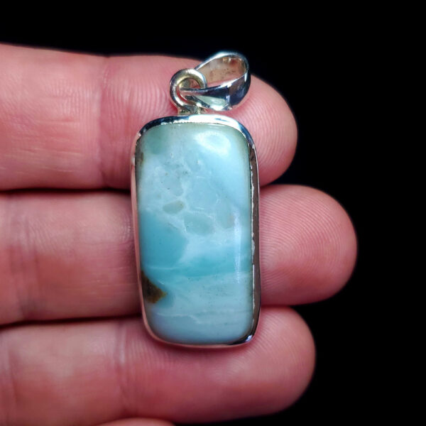 Ocean Picture stone pendant Y