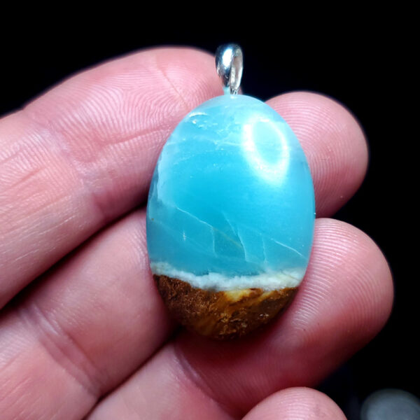 Ocean Picture stone pendant I