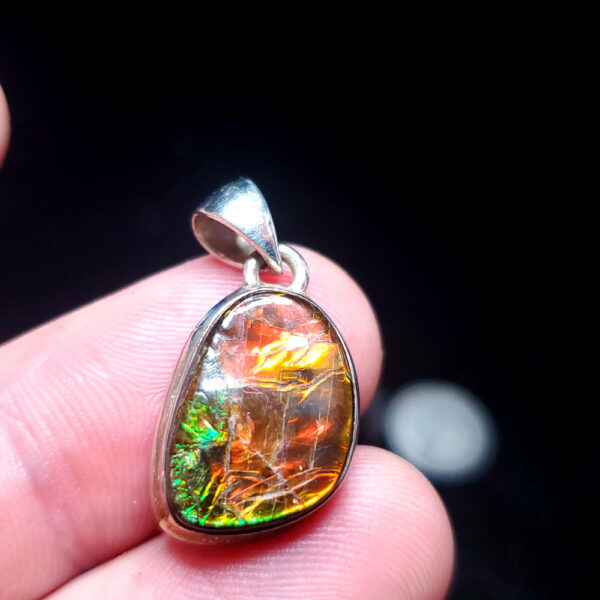 Ammolite Pendant H