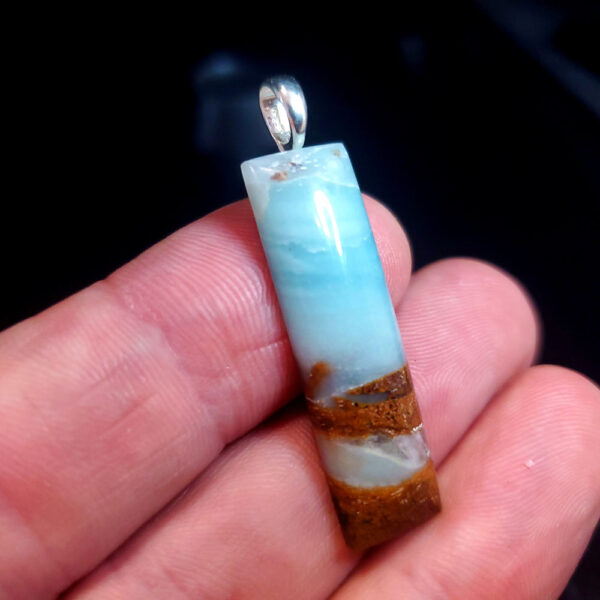 Ocean Picture stone pendant G