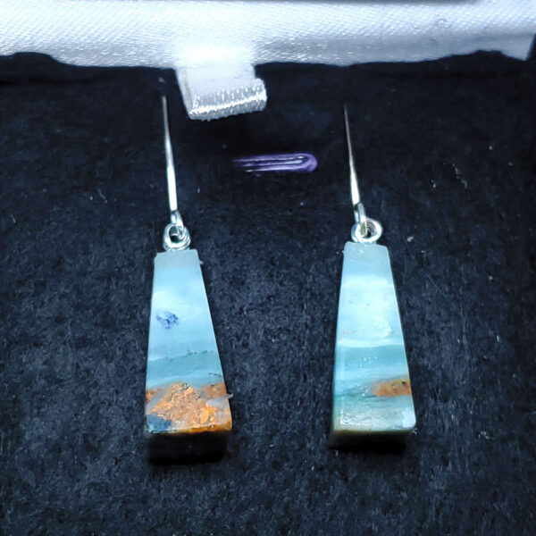 Ocean Picture stone earring set C