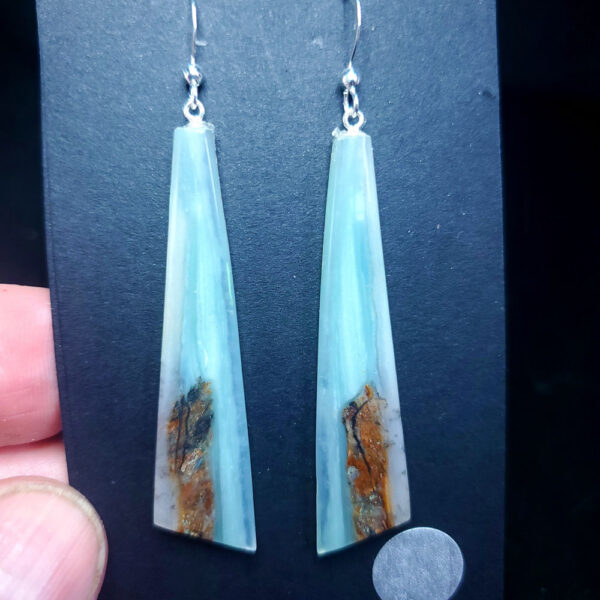 Ocean Picture stone earring set M