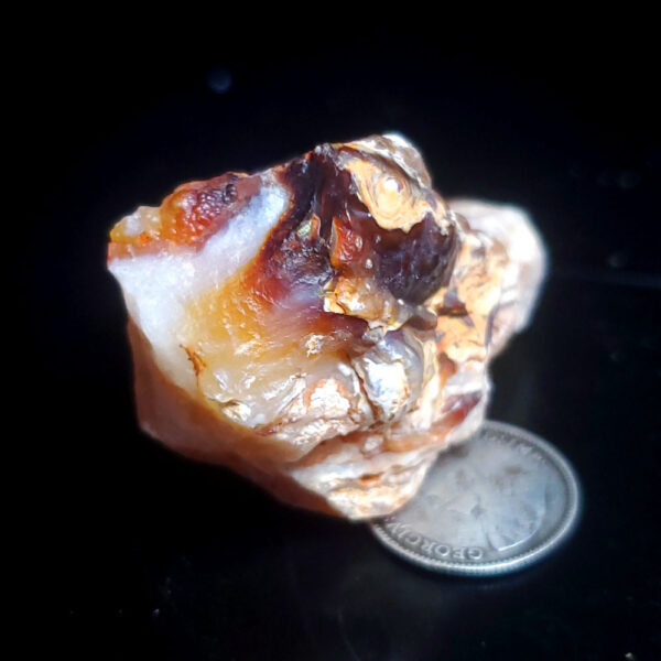 Fire agate specimen 30g