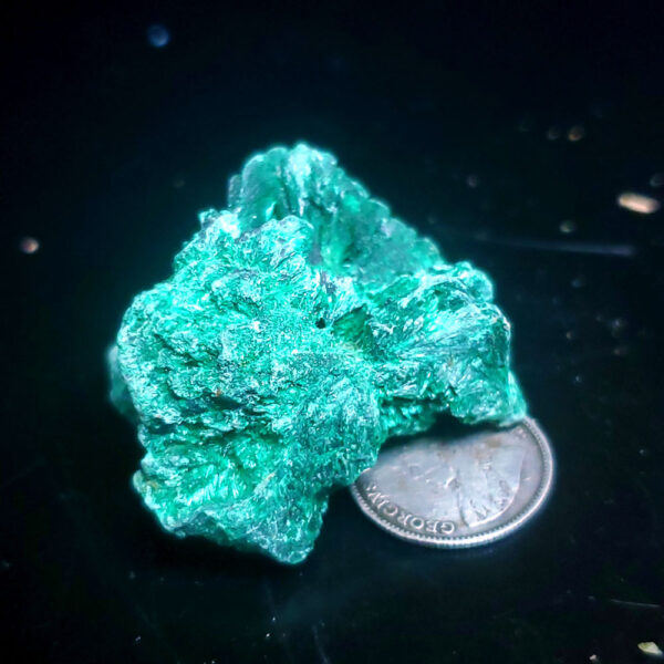 Fibrous Malachite specimen 17g