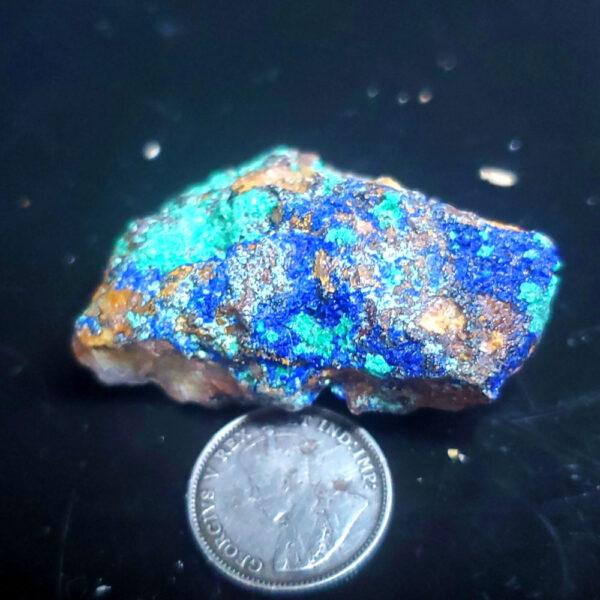 Azurite and malachite specimen 13g