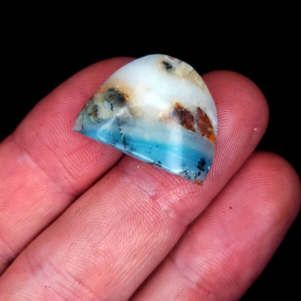 Ocean picture stone cabochon I