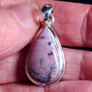 Rhodonite pendant A