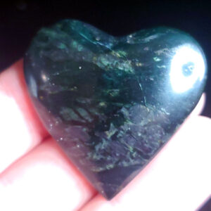 Black jade heart small
