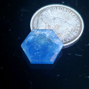Blue Sapphire Polished flat A