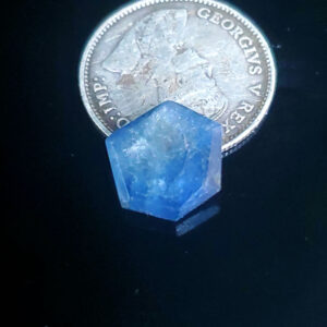 Blue Sapphire Polished flat C