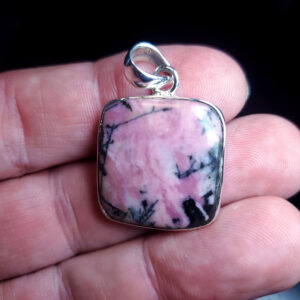 Rhodonite pendant C
