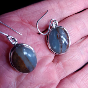 Ocean Picture stone earring set D