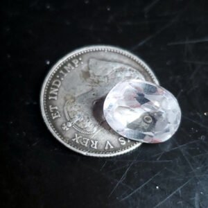 Optically Clear Sapphire Oval cut 2.9