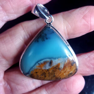 Dan's Pick - Ocean Picture stone pendant B