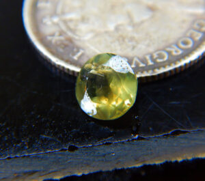 Montana sapphire facetted F $210/ct