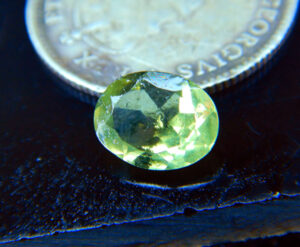 Montana sapphire facetted H $210/ct