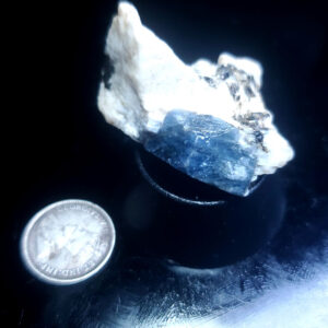 Blue Jay sapphire from August video specimen X