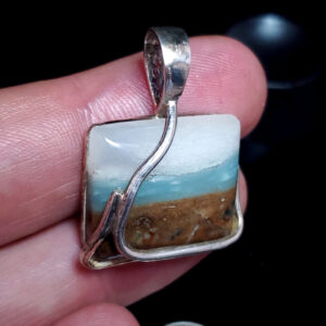 Ocean Picture stone pendant P