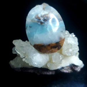 Ocean picture stone cabochon O
