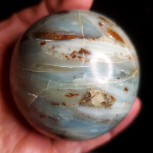 Ocean picture stone sphere A